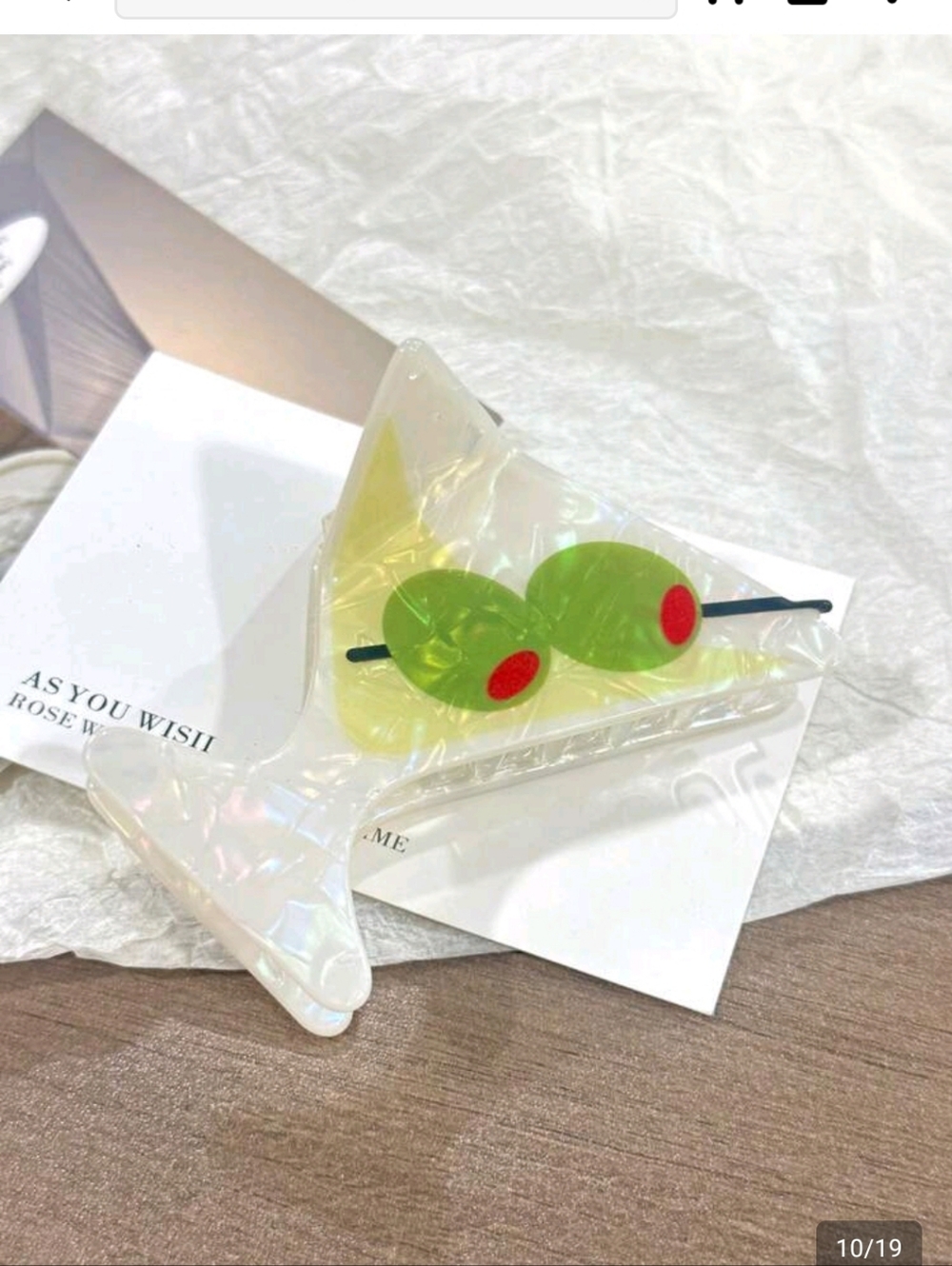Cocktail Hairclip